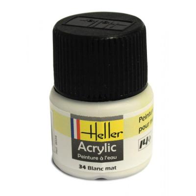Peinture Acrylique Blanc Mat 9034 Heller