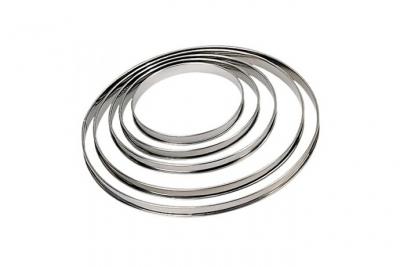 DE BUYER -3091.30N -cercle a tarte inox ht 2cmbd roule &oslash;30