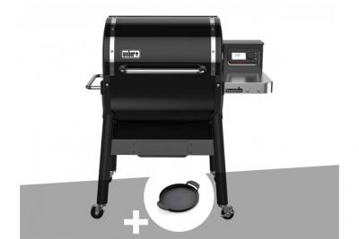 Weber - Barbecue &agrave; pellets Smokefire EX4 gbs + Plancha - Noir