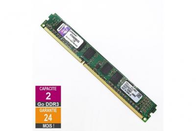 Barrette M&eacute;moire 2Go RAM DDR3 Kingston KTH9600BS/2G DIMM PC3-10600U 1Rx8 LP 