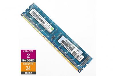 Barrette M&eacute;moire 2Go RAM DDR3 Ramaxel RMR1810KD58E8F DIMM PC3-10600U 1Rx8 