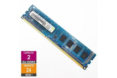 Barrette M&eacute;moire 2Go RAM DDR3 Ramaxel RMR5030MM58E8F DIMM PC3-12800U 1Rx8 