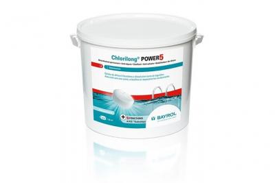 Chlorilong Power 5 - 10 kg de Bayrol - Chlore, oxyg&egrave;ne actif, brome