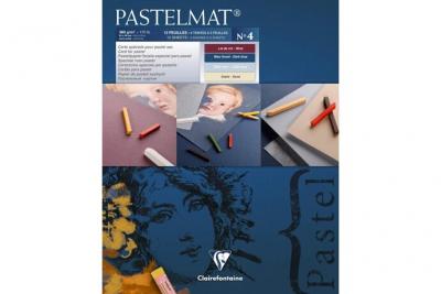 Bloc Pastelmat n&deg;4 24 x 30 cm 12F 360g 4 teintes