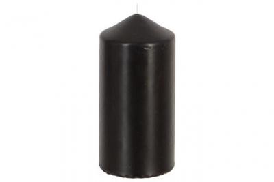 Comptoir de la Bougie - Bougie Cylindrique Basic 14cm Noir