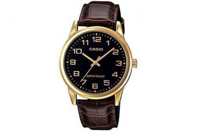 Casio MTP-V001GL-1&nbsp;Montre pour Homme Noir/Marron