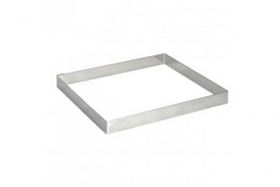 DeBuyer - Cercle &agrave; tartes carr&eacute; en inox, Longueur 8 cm