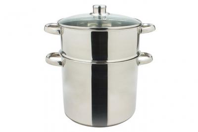 Couscoussier inox 24 cm 9 litres - Trend'up - Argent - Inox