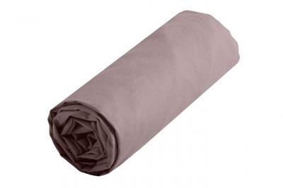 Lovely Casa DH34820003 Alicia Drap Housse Coton Taupe 200 x 160 cm