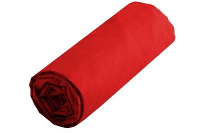 Lovely Casa DH24820008 Alicia Drap Housse Coton Rouge 190 x 140 cm