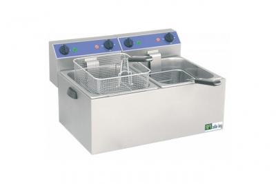 Friteuse de Table Electrique S&eacute;rie Standard 2 Cuves 8 &agrave; 16 Litres 