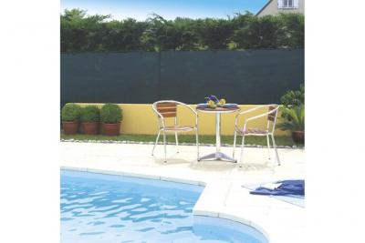 INTERMAS - Brise vue tiss&eacute; 95% occultant - vert- 1,2 x 10 m TOTALTEX