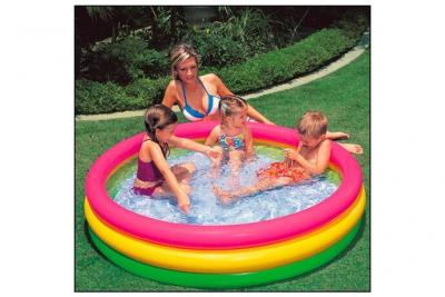 Piscine pataugeoire pour petits enfants. Diam&egrave;tre 147 cm