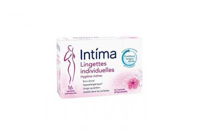 Intima &Eacute;tui De 46 Lingettes Individuelles Intimes