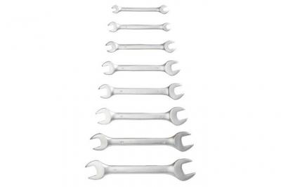 Jeu de 8 cles plates, prcleplax8 PRCLEPLAX8