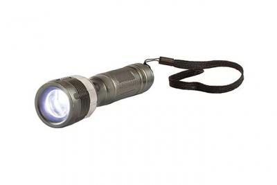 Arcas 30700015 Lampe de poche LED 3W m&eacute;tallique, Aluminium, 1-er Pack