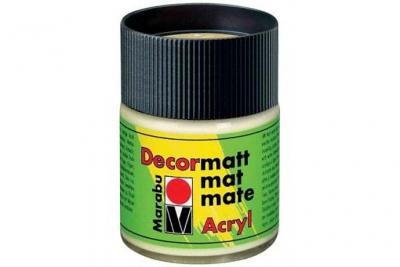 Marabu peinture acrylique decormatt,15ml or m&eacute;tallique 140105784