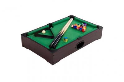 Mini billard de table 92 x 52 x 19 cm marron hobbytech marron