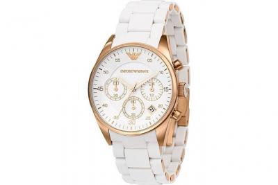 Montre Femme Emporio Armani Sportivo AR5920 blanche