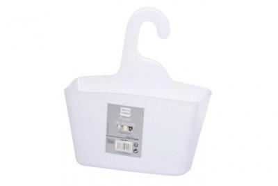 Douceur D'Interieur Panier de douche a suspendre blanc
