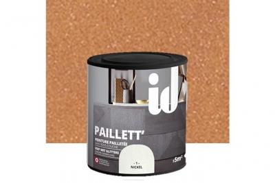 Peinture meubles et boiseries paillett 500ML cuivre Id Paris cuivre