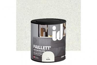 Id Paris - Peinture meubles et boiseries paillett 500ML nickel nickel