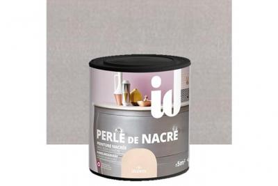 Peinture meubles et boiseries PERLE DE NACRE 500ML QUARTZ - ID Paris