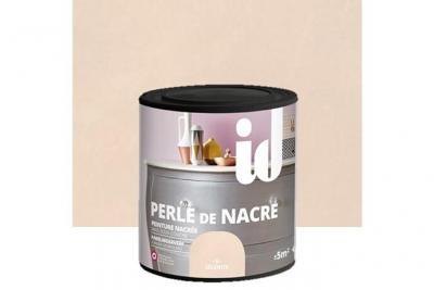 Peinture meubles et boiseries PERLE DE NACRE 500ML SELENITE - ID Paris