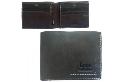 Porte-cartes en cuir marron Lois