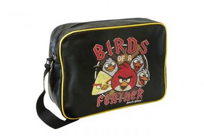 Angry Birds Sac Bandouli&egrave;re Reporter 39 cm (Noir/Jaune)