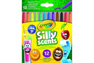 Set de 12 crayons parfum&eacute;s retractables Silly Scents Crayola