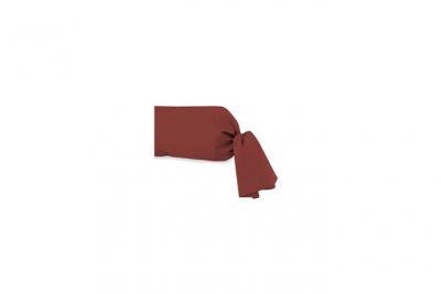 Taie de traversin en coton 57 fils 45x135 cm UNI brique, par