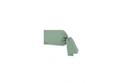 Taie de traversin en coton 57 fils 45x185 cm UNI vert d'eau, par