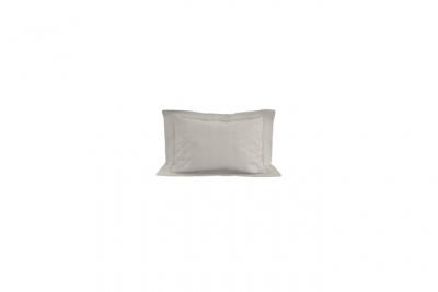 Taie d'oreiller en coton 57 fils 50x70 cm uni lin, par soleil d'ocre