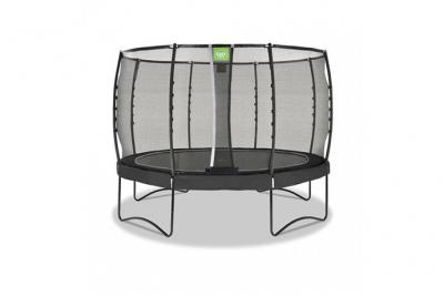EXIT Trampoline &agrave; pieds rond Allure Premium &oslash;366 cm noir