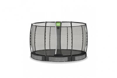 Trampoline enterr&eacute; exit Allure Premium &oslash;366cm - noir - Noir