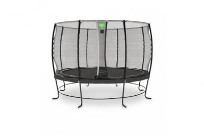 EXIT Trampoline &agrave; pieds rond Lotus Classic &oslash;366 cm noir