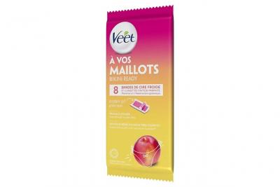 Veet Bandes de cire maillot parfum nectarine - Les 8 bandes
