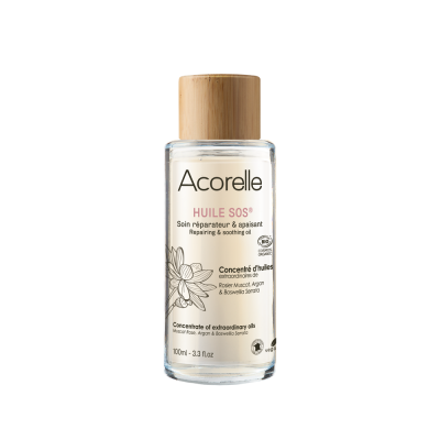 Acorelle - Huile BIO SOS - Soin r&eacute;parateur et apaisant - 100 ml