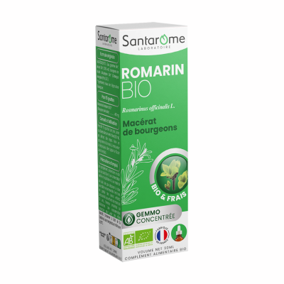 Santarome Romarin Bio 30 ml - Flacon compte goutte 30 ml