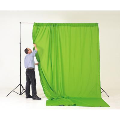 Manfrotto Chromakey Textilhintergrund Gr&uuml;n 300x700cm mit Schlaufe (Import Royaume Uni)