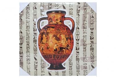Cadre en toile poterie egyptienne