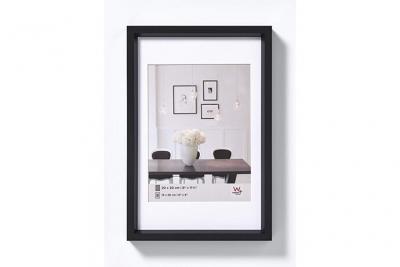 Cadre photo imitation acier Steel Style - 30 x 40 cm - Noir