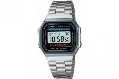 Casio Vintage A168WA-1WDF - Montre-Bracelet Num&eacute;rique, Argent