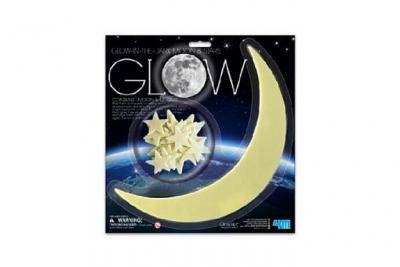Glow in the dark lune et etoiles