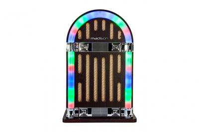 MADISON MAD-JUKEBOX10 - Jukebox vintage autonome avec bluetooth 