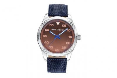 Montre Homme Mark Maddox Mod. Hc2005-65 - Acier - 41mm - Nylon - Etanche30 Me Dsp