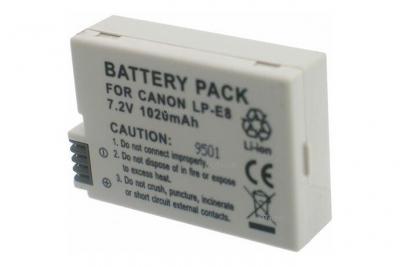 Batterie pour CANON LP-E8 - Garantie 1 an
