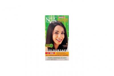 NaturVital Coloursafe Coloration Permanente 4Brown 150ml