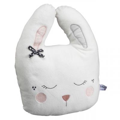Coussin d&eacute;coratif Lapin Miss Fleur de Lune - Sauthon